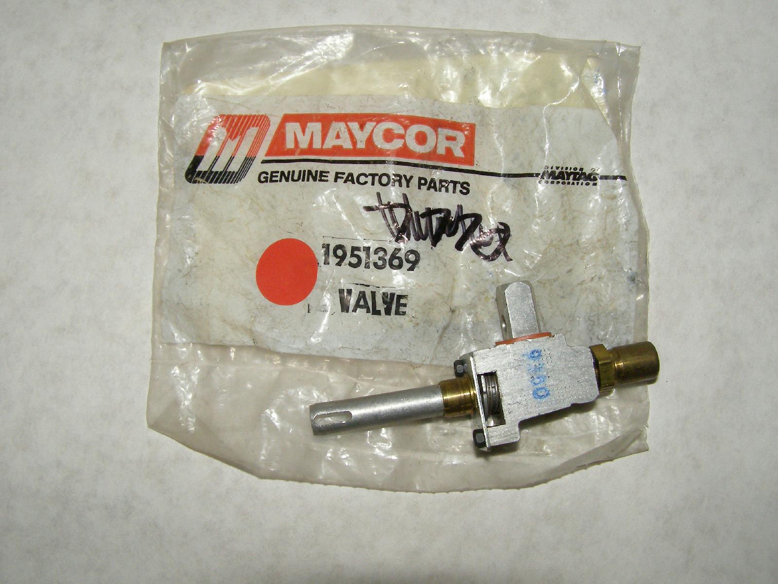 MAYTAG WHIRLPOOL STOVE 1951369 BURNER VALVE NEW MAYTAG WHIRLPOOL STOVE 1951369 BURNER VALVE NEW